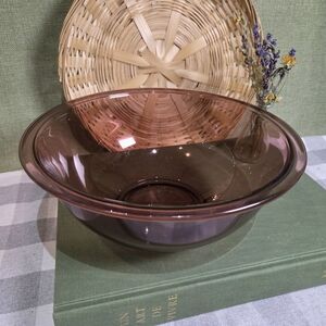Elegant Purple Glass Bowl